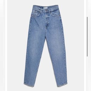 Zara Super High Rise- Carrot Jeans